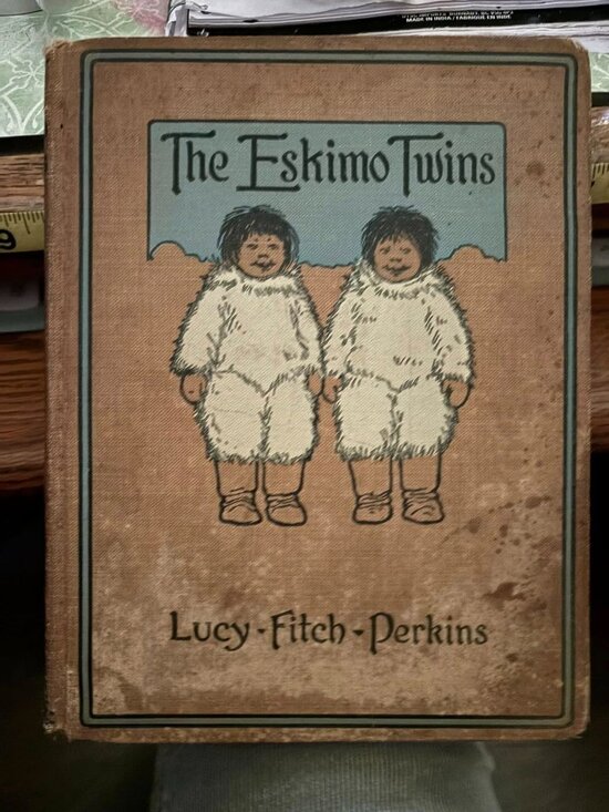 Lucy Fitch Perkins Other - The Eskimo Twins by Lucy Fitch Perkins Childrens Book Antique Hardcover 1914